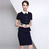 Bospoke Office Wear Business Ladies Skirt Suit for Summer