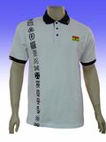 Designed White Embroidery Logo Polo Shirt