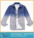 Long Sleeve Mens Denim Shirts