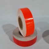 Red Color Adhesive Honeycomb PVC Reflective Safety Tape for Vehicle