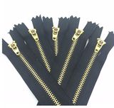 High Quality Brass Teeth Metal Jeans Zipper for Garment