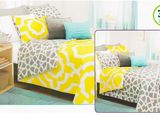 Printed Microfiber Comforter Set Home Decoration