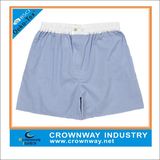 Mens Plain Grey Cotton Boxers Short with Custom Logo