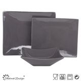 Square Shape Grey Color 18PCS Dinner Set