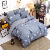 3 Pieces 4 Pieces Hot Selling Printed Microfiber Quilt Cover