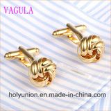 VAGULA Gemelos Men French Shirt Knot Brass Cuff Links 352