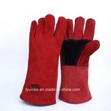 Cow Split Leather Heat Resistant Welding Gloves for Welders