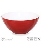 Two Tone Swirl Ceramic Bowl