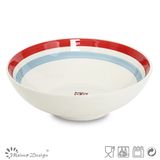 New Handpainted Circle Ceramic Soup Bowl