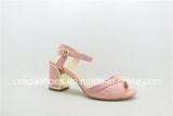 New Comfort Square Medium Heel Strap Ladies Sandal