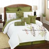 Spring/Summer Flowers Quilt Set Embroidery Pattern Bedding Set