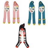 Kids Children Big Eye Cartoon Face Cotton Tights (TA621)