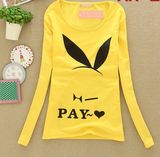 Long Sleeve Women Custom Fashion Printed T Shirts