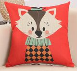 Competitive Quality Wholesale 100% Cotton Fox Printed Sofa Cover