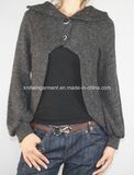 Women Fashion Hot Sales Knitted Sweater Poncho in Wool (12AW-174)