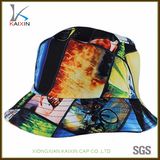 Custom Colorful Tie Dye Cotton Floral Bucket Hat