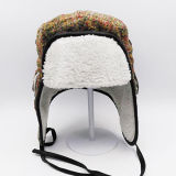 High Quality Winter Outdoor Lei Feng Bomber Trapper Hat with Ear Flaps