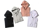 Basic Plain Dyed Men Hoodies with Short Sleeve