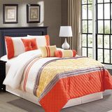 Unique Design Grasping Wrinkle Shining Color Bedding Set