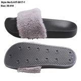 New Style High Quality Slipper Fur, EVA Plush Sliippper