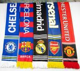 Sport Fan Acrylic Knitted Jacquard Soccer Football Scarf