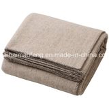 Woven Pure Virgin New Wool Hotel Blanket