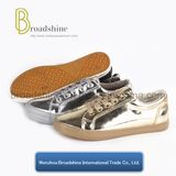 2017 Fashion Golden and Silver Patent PU Women Shoes