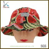 Custom Watermelon Printing Wide Brim Sun Protection Hat