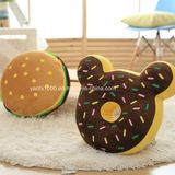 Stuffed Cartoon Hamburger Sofa Pillow