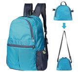 Promotional Folding Water-Proof Polyester Double Shoulder Sport Backpack Bag