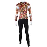 Long Sleeve Women Sports Wears Set Fashion Customized Cycling Jersey Quick Dry Breathable