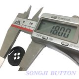 18mm 4 Hole Metal Alloy Button for Garment Accessories