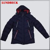 Simple Style Men's Jacket with Nylon