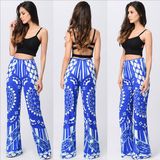 Fashion Style Apparel Printing Straight-Leg Pants for Woman's Clothes