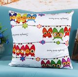 Transfer Printed Short Plush Cushion Decorative Pillow (LPL-226)