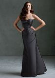 Mermaid Taffeta Long Fashion Strapless Bridesmaid Dresses (BD3065)