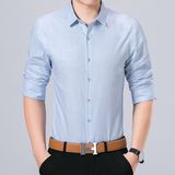 Fashion Cotton Button Down Plain Men Shirt