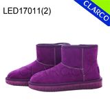 Girl and Women Winter LED Light Boots with Leather Upper