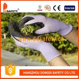 Ddsafety 2017 Grey Shell Black Nitrile Sandy Finish Work Glove