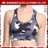 Custoimised Pinted Latest Activewear Fashion Camo Yoga Bra (ELTSBI-31)