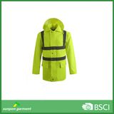 High Visibility Yellow Warming Work Uniform Reflective Safety Jacket