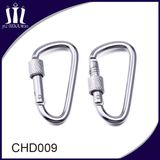 Durable Locking Aluminum Screw Carabiner Hook