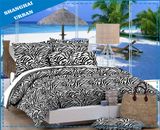 Leopard Print Cotton Polyester Bedsheet (set)