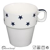 Stackable New Bone China Mug