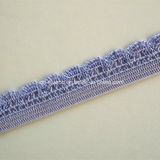 12mm Picot Edge Satin Face Solid Dyed Elastic Stretch Trims