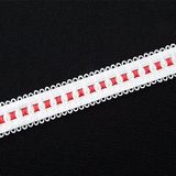11mm Double Color Two Sides Looped Picot Decorative Elastic Ribbon for Lingerie & Underwear