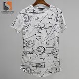 Manufacturer Custom 100% Cotton Silk Screen Printing T-Shirt