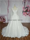 Long Sleeve Muslim Lace Classical Wedding Dress