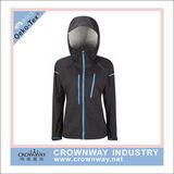 Fully Waterproof Packaway Women Running Sports Jacket with Taped Seams