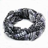 Geometrical Shape Print Designs Cotton Voile Woman Scarf